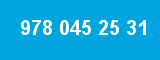 978 045 25 31
